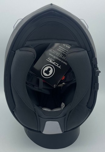 Torc T14b Helmet Bluetooth Audio Full Face Flag Flat Black Large Open Box - Picture 6 of 8