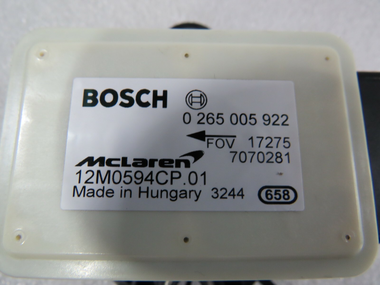 McLaren 570s, YAW Sensor, Used, P/N 12M0594CP