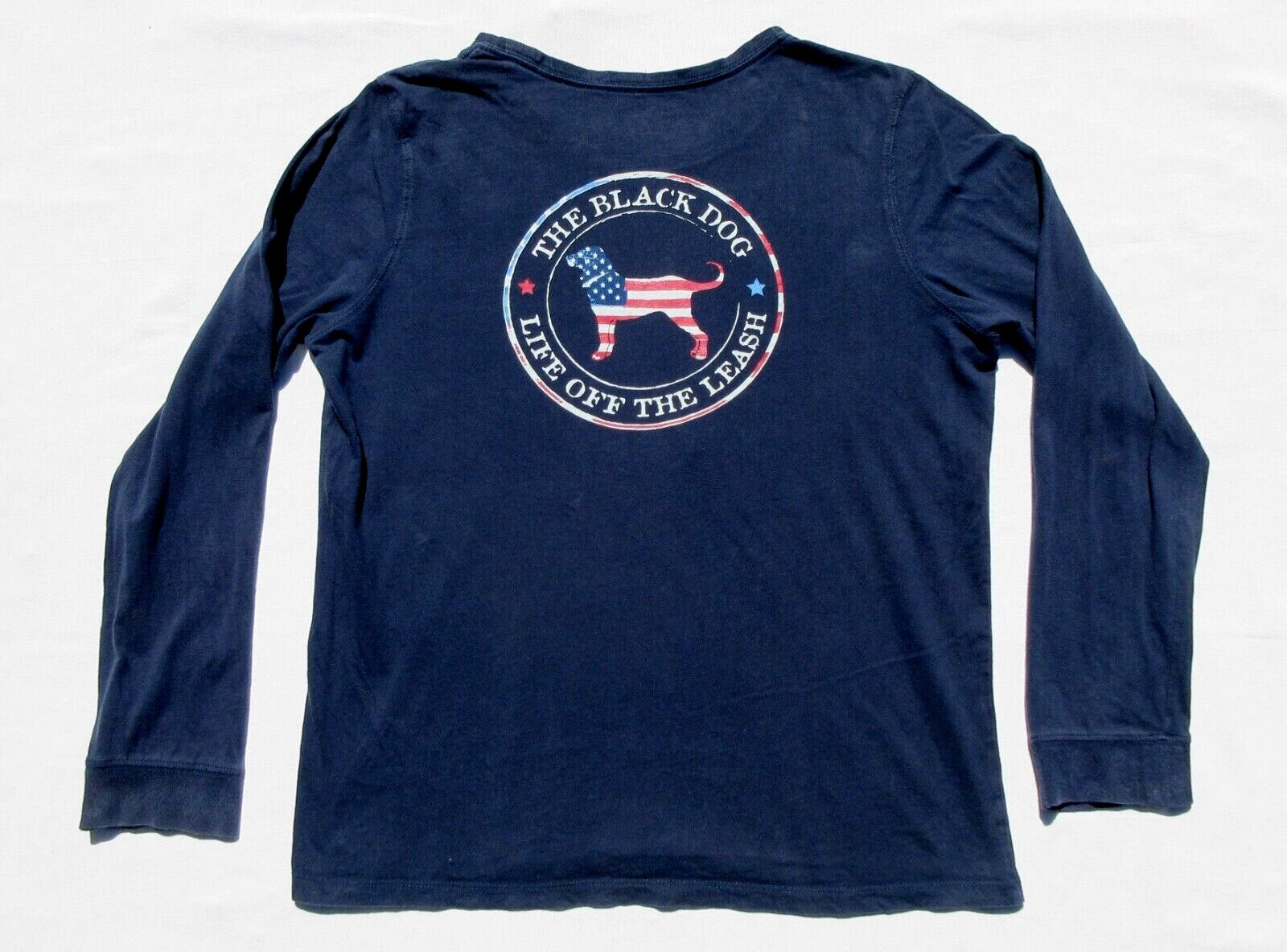 THE BLACK DOG America USA Flag Marthas Vineyard Longs… Gem
