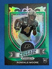 RONDALE MOORE 2021 Panini Prizm Draft Picks Crusade PRIZMS GREEN #171 Cardinals