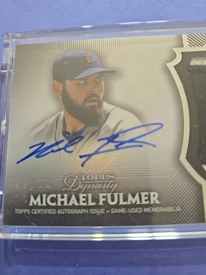 Parche autógrafo 2017 Topps Dynasty Michael Fulmer #AP-MF7 Fulmer/10 Foto 3 de 4