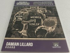 2015-16 Contenders Draft Basketball Damian Lillard Weber State Old School Colors