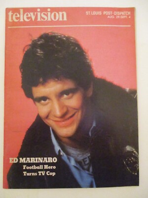Ed Marinaro - St. Louis Post-Dispatch TV Guide Magazine 1982