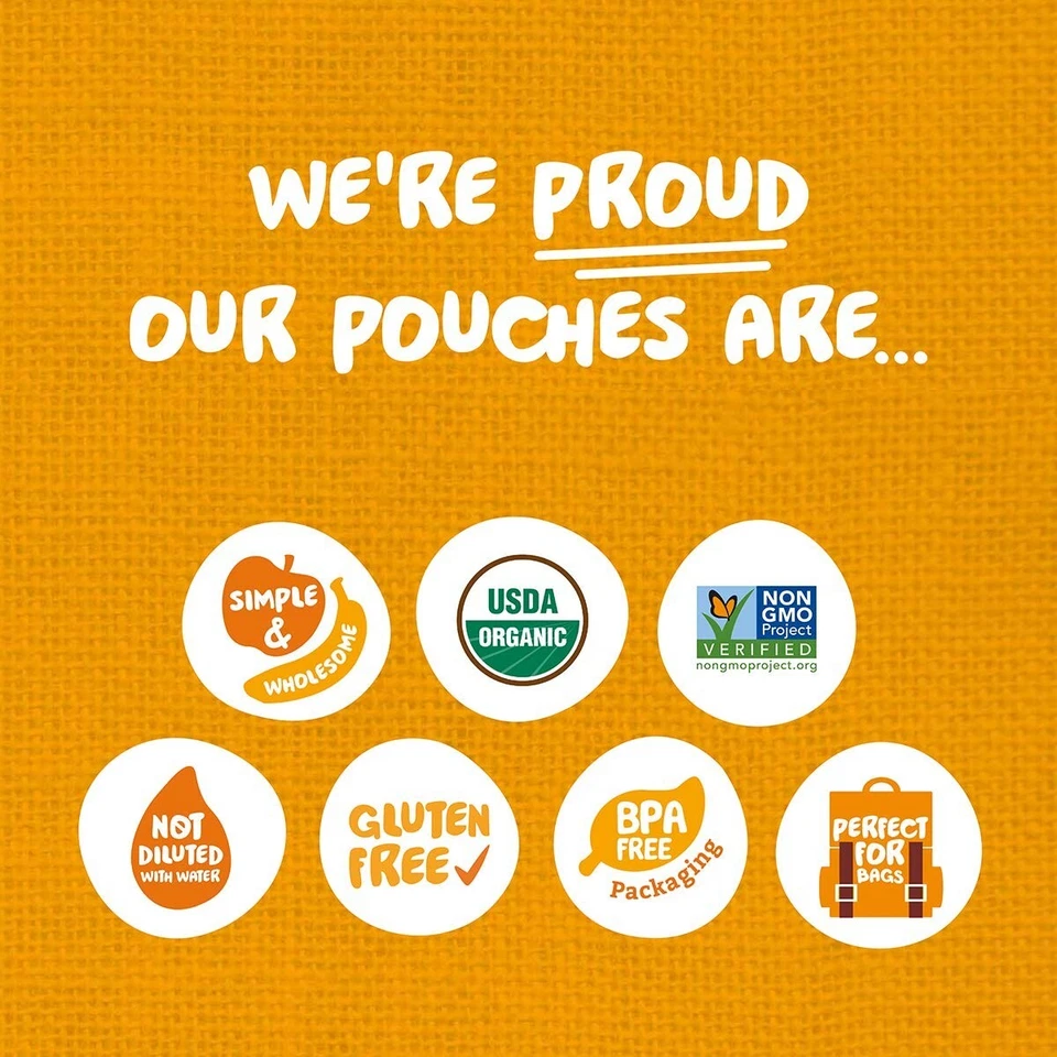 Calabaza Peter Rabbit Org comida para bebés plátano y mango avena y semillas 4 oz, paquete de 10 Foto 4 de 4