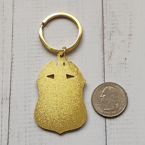 FBI Special Agent Mini Badge Metal Keychain. FREE SHIPPING - Picture 2 of 2