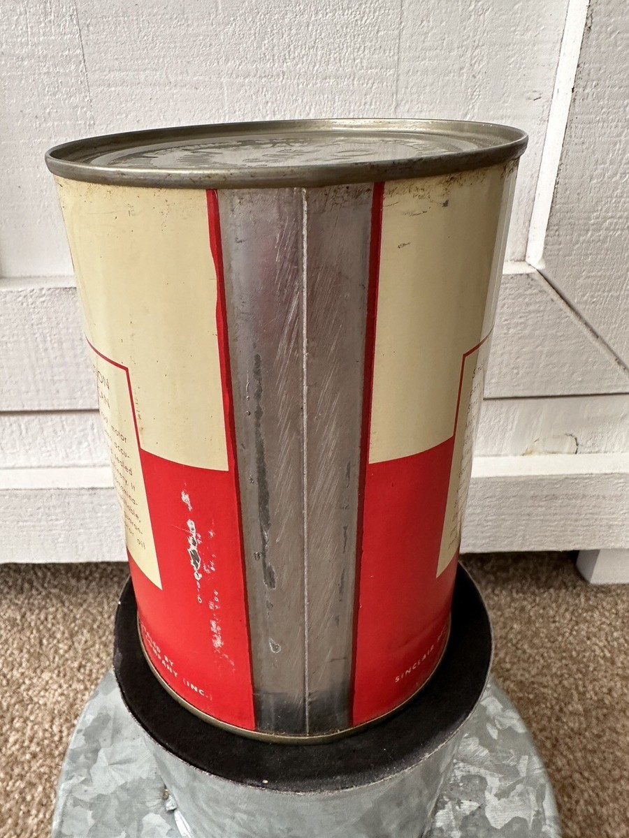 Sinclair アメリカンオイル缶 Vintage Sinclair Pennsylvania Motor Oil SAE Full Quart Can