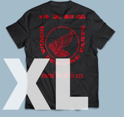 #ad #ad NOS Mens HONDA T Shirt Tee Pullover Crewneck in *Blak* *XLarge* Size vintage $30.00