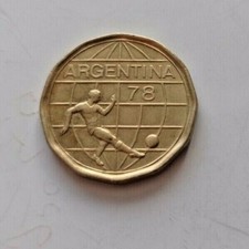 Argentina, 50 Pesos, Commemorative Coin World Cup 1978.