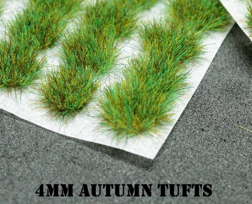 Small 4mm Static Grass Tufts Self Adhesive - Compatible For 40K Basing Terrain - Picture 25 of 44