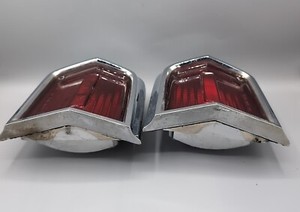1966 FURY OUTER TAIL Light Assy Housing & Lens Pair LH RH OEM 2575422 & 2575423