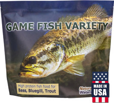 Game Fish Food Variety  Pond and Lake Fish Food Pellets  7 Lb Resealable Bag 