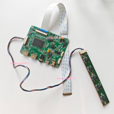 For 1920×1080 15.6'' LED NV156FHM kit 2 Mini HDMI Micro USB EDP Controller Board