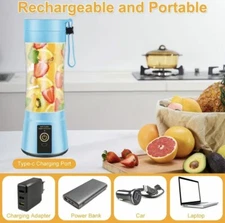 Portable Blender Bottle 380ml Rechargeable