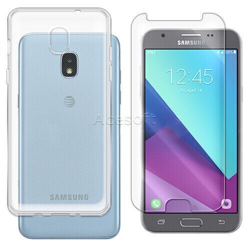 NEW Screen Protector Soft Clear Case f Samsung Galaxy Sol 3 J336A SmartPhone USA