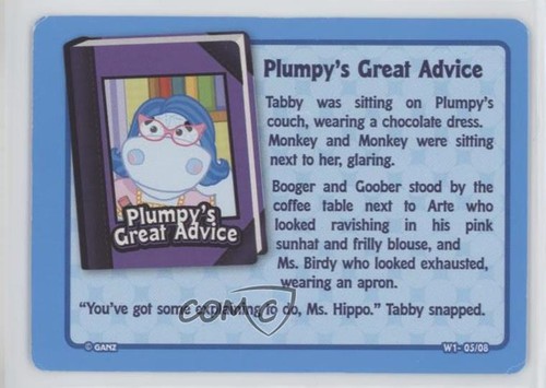2007 Webkinz Series 2 W-Tales Snapshots Plumpy's Great Advice #W1-05/08 e6j - Picture 2 of 3