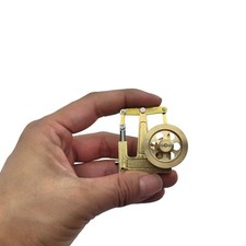 Microcosm M81 Mini Pistone Reciproco Ottone Oscillante Modello Motore a Vapore