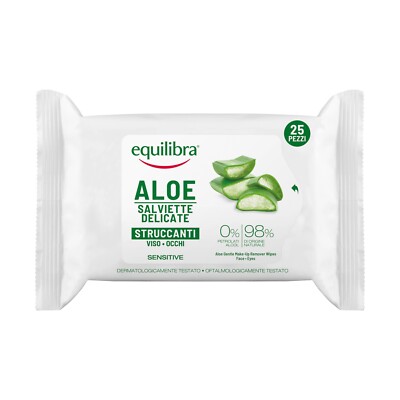 Aloe Delicate Wipes Equilibra 25 Wipes | eBay