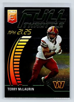 Terry McLaurin 2023 Donruss Elite #FT-TM Full Throttle Green Washington 2-19