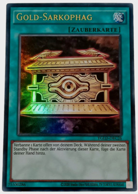 Gold-Sarkophag YGLD-DEC26 Ultra Near Mint Neu! Yu-Gi-Oh