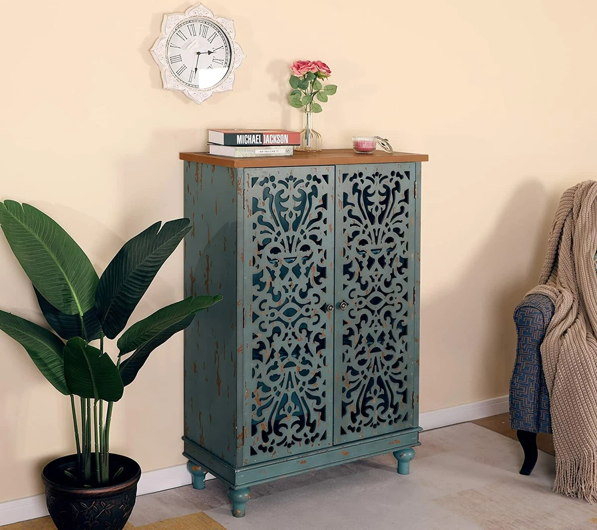 Tall decorative storage sale cabinets