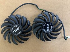 87mm MSI ARMOR RX570 RX580 Dual Fan Replacement 40mm 4Pin PLD09210B12HH 0.4A