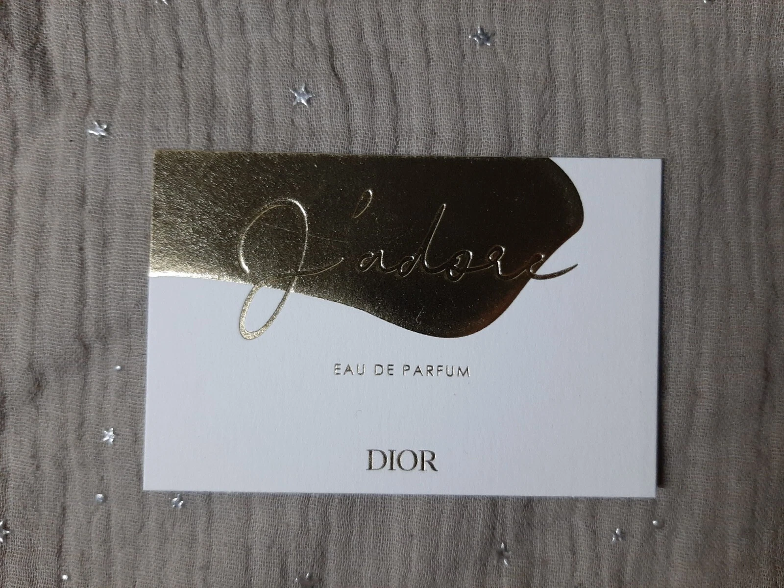Carte Parfumée   Perfume Card . C. Dior   j'adore