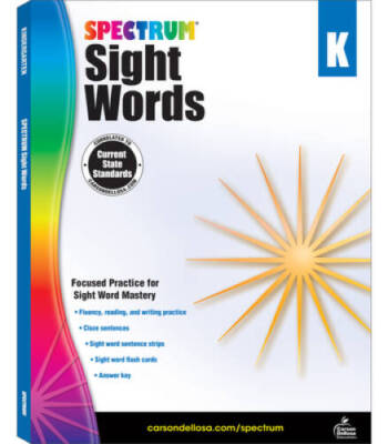 Spectrum Sight Words, Grade K - Paperback By Spectrum - VERY GOOD