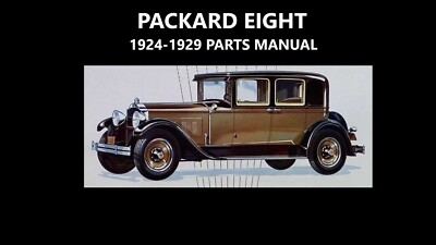 PACKARD EIGHT 128 PARTS MANUAL -500pgs w Exploded Diagrams & Part Number Lists 8