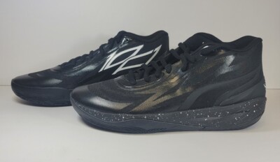 PUMA MB.02 Melo Black Size 10 Men’s Basketball Shoes 379420-01 w/ Box Clean Puma LaMelo Ball MB.02 Black White Oreo 379420-01 | eBay main image 4
