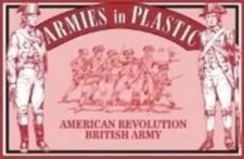 ARMIES IN PLASTIC 5466 AMERICAN REVOLUTION BRITISH ARMY RED 16 FIGURES