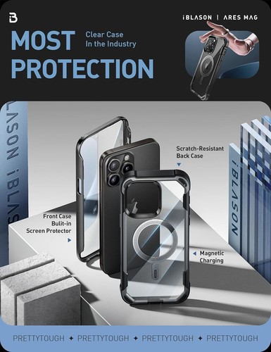 i-Blason Ares Case for iPhone15 14 13 12 11 Pro Max iPhone X Xs Max 8 7 SE Cover - Picture 16 of 80
