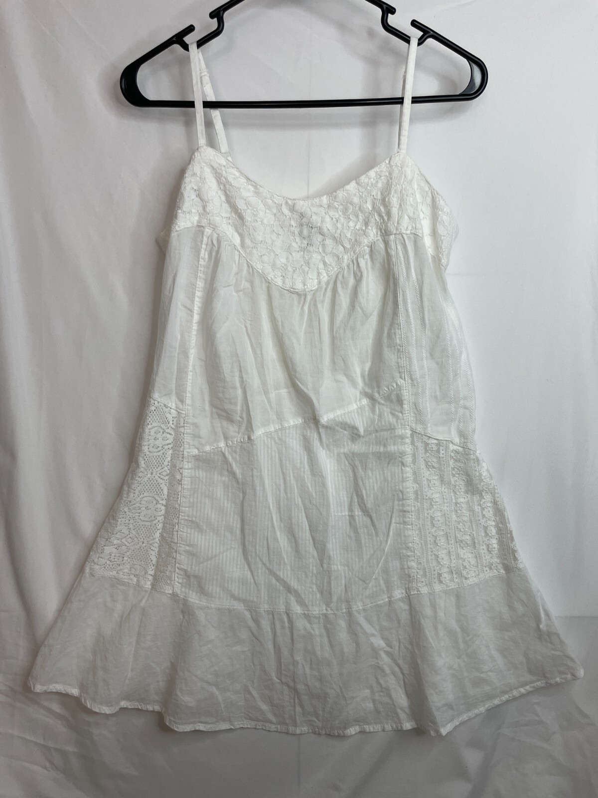 Sacred Thread Lightweight Patchwork Lace Boho Coa… - image 1