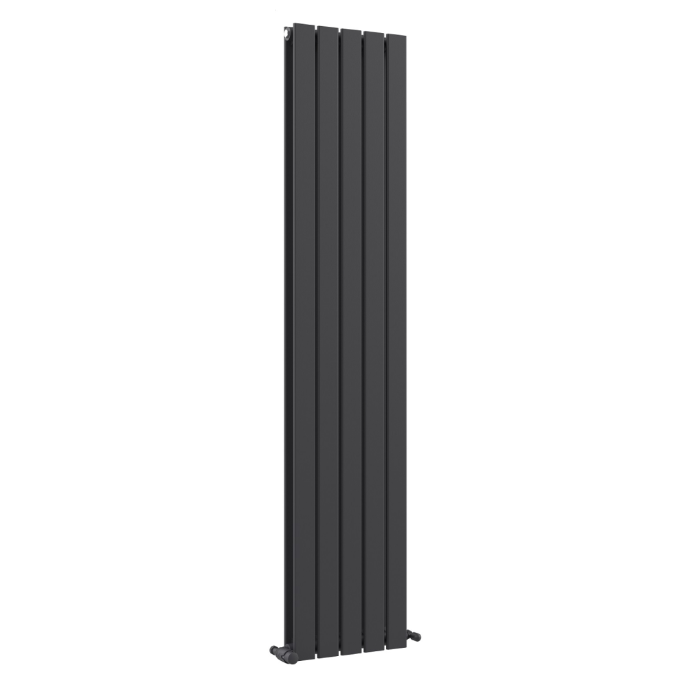Radiator Vertical Flat Panel Double Column Central Heating Designer Grey