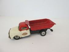 Vintage 1950's Metal Dump Truck 6" Made in Japan Red White