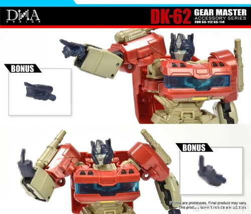 IN STOCK!DNA DK-62 Upgrade Kit For SS112 OP Prime SS114 Megatank Accessories - Picture 5 of 27
