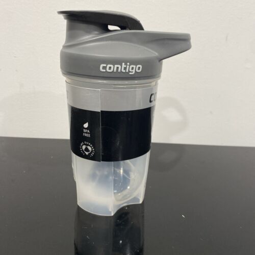 Contigo Leak Proof Shaker Bottle 20 oz, Water Bottle, NEW Black - Picture 4 of 9