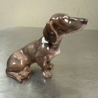 Dahl Jensen Dj Royal Copenhagen Denmark Porcelain #1131 Dachshund Dog Figurine