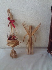 CORN DOLLY 8" OR 20 MM TALL VERY GOOD PLUS