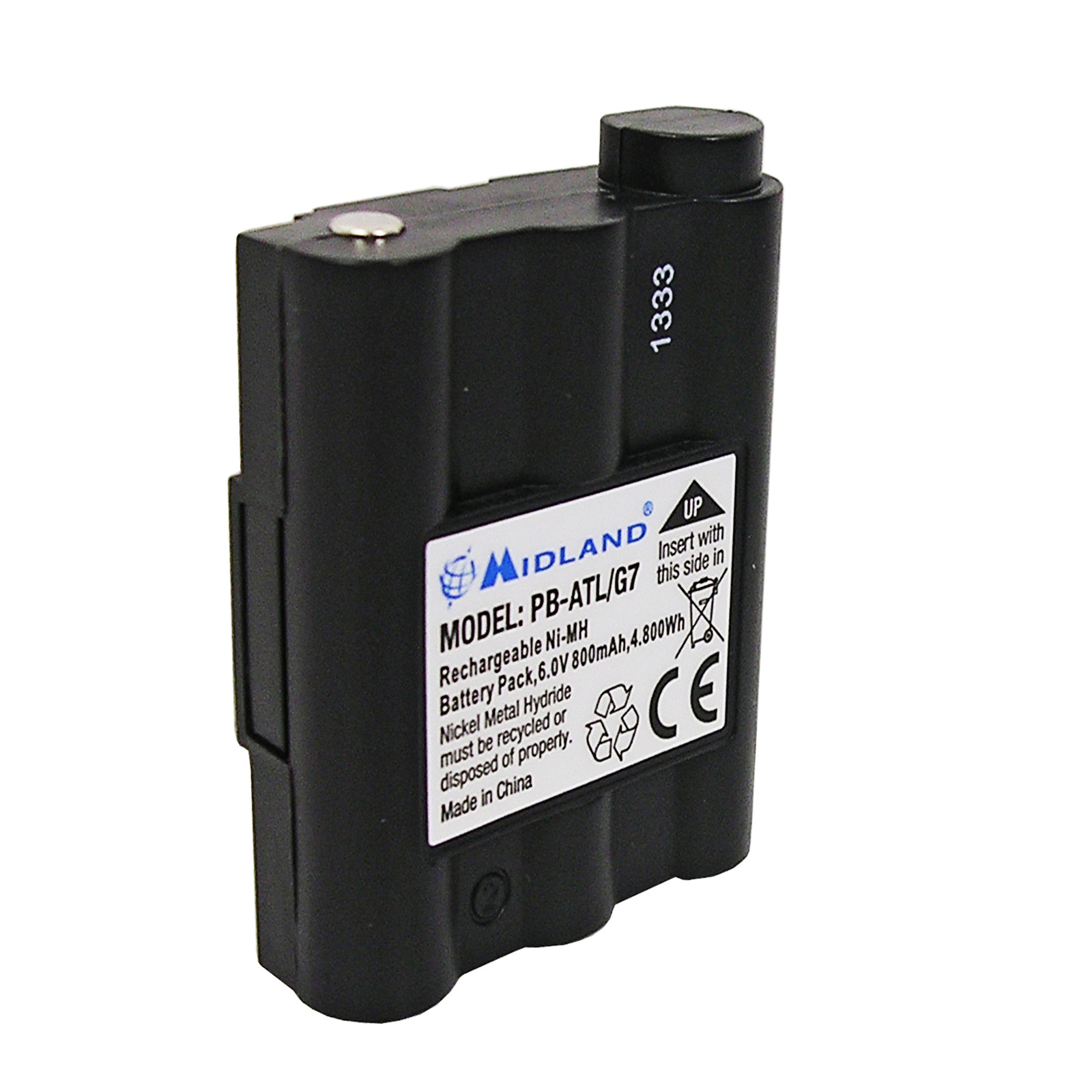 Batteria Ricaricabile Midland PB-ATL/G7 - 800mAh, Per Walkie Talkie G7, G9, Pacific, Sostituzione Rapida - Foto 10