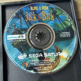 Alone in the Dark Jack is Back Sega Saturn - UK PAL VGC CIB 