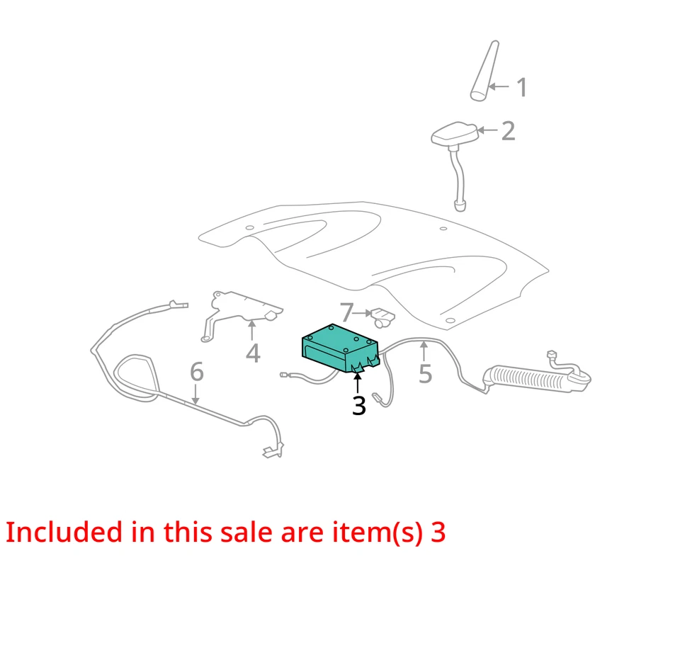 Módulo de control de comunicación Pontiac G6 2007-2008 ATS49 Foto 2 de 3