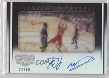 2014-15 Panini Gala Cinematic Rookie Signatures 22/60 KJ McDaniels #4 Auto 5h9