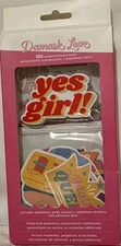 Damask Love Girl Power Stickers & Puffy Stickers New