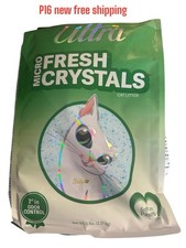 Fresh Scented Micro Crystals Premium Cat Litter - 99.9 Dust Free, Soft