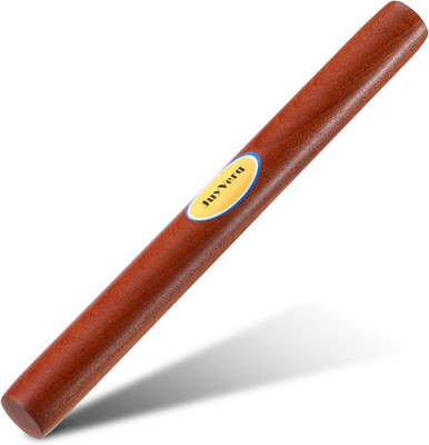 Wood Rolling Pin (15.75 Inches), Non-Stick Rolling Pin for Baking, Natural Sapel