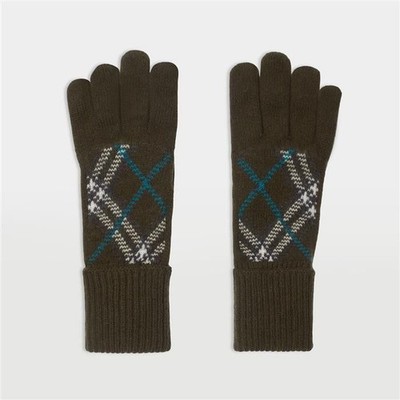 Burberry Streifen Cashmere-Mischung Unisex Strickhandschuhe 156353014