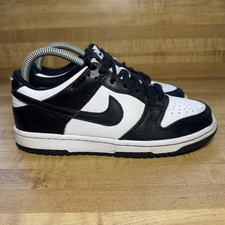 Nike Dunk Low Shoe Size 5.5Y Womens 7 Black White Panda CW1590-100