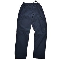 Adidas Pants Mens Small Navy AEROREADY Track Athletic Zip Ankle Polyester