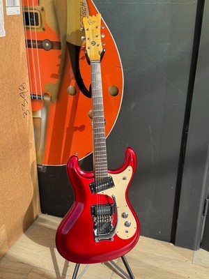 1965 Mosrite Ventures guitar in the rare Candy Apple Red 1 of a