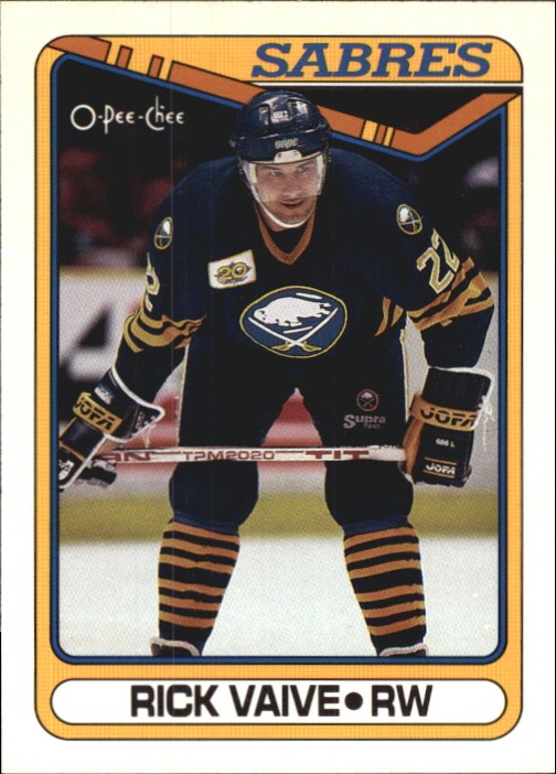 1990-91 O-Pee-Chee #148 Rick Vaive - HKY